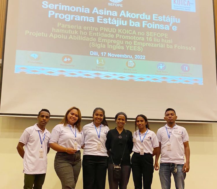 Estajiadu Foinsa’e Na’in Lima Hahú Knaar Iha Media ONE Timor