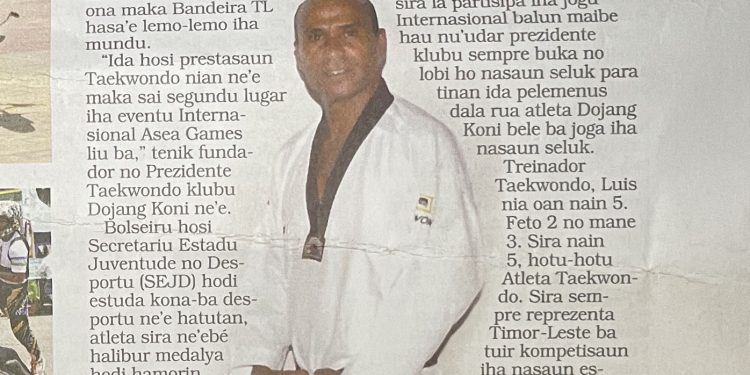 Boa Viagem Aman Taekwondo Timor-Leste