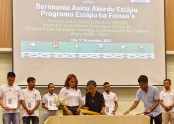 Estajiadu Foinsa’e Na’in Lima Hahú Knaar Iha Media ONE Timor