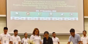 Estajiadu Foinsa’e Na’in Lima Hahú Knaar Iha Media ONE Timor