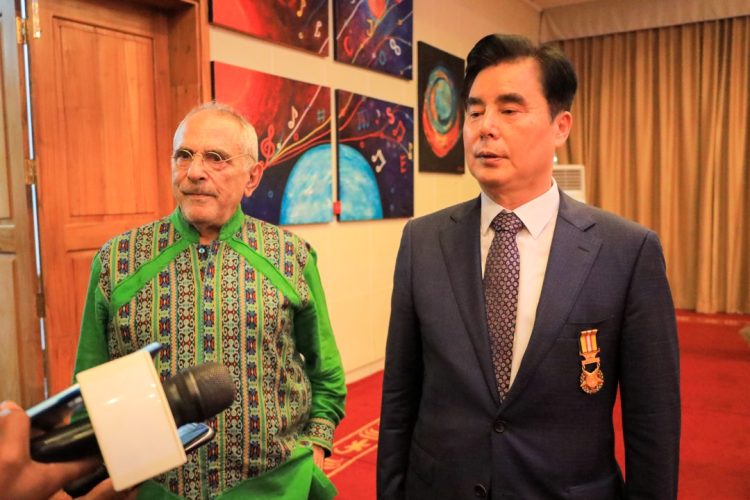 PR Horta Kondekora Embaixador Korea do Sul