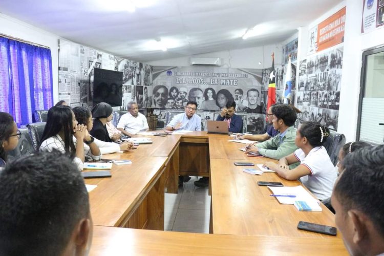 Formandu Ceftec Vizita CI , Jornalista Tenki Iha Kapasidade