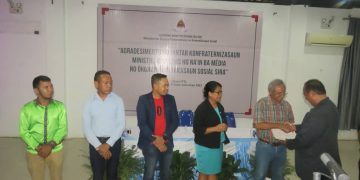 Mapkoms Distribui Sertifikadu Apresiasaun  Ba Orgaun Komunikasaun Sosiál