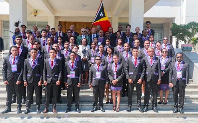 Delegasaun Asian Games Na’in 56 Kumprimenta PR Horta