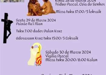 Horáriu Selebrasaun Semana Santa