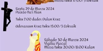 Horáriu Selebrasaun Semana Santa