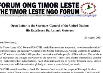 Karta Nakloke ba Sekretáriu-Jeral Nasoins Unidas Sua Exelénsia Dr. Antonio Guterres 29