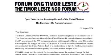 Karta Nakloke ba Sekretáriu-Jeral Nasoins Unidas Sua Exelénsia Dr. Antonio Guterres 29