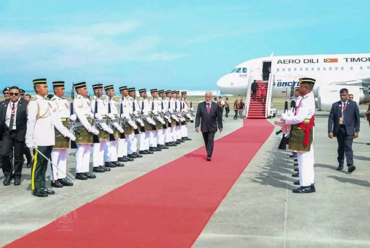 Partisipa Simeira ASEAN, Malázia Simu PM Xanana Ho Guarda de Onra