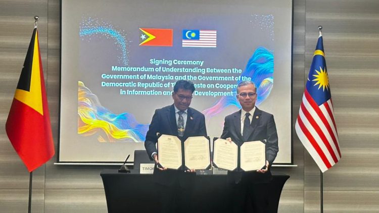 TL ho Malázia Asina Nota Entendimentu Kona-ba Informasaun no Mídia